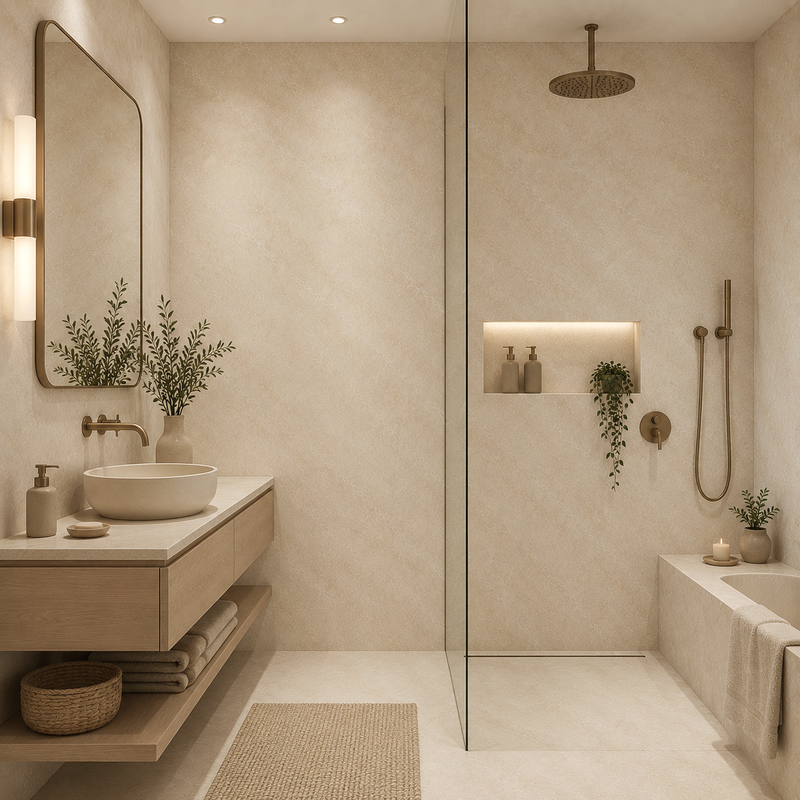 Selbstklebende Tapete Badezimmer