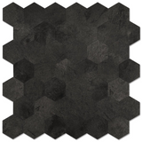 Selbstklebende Fliesen - Hexagon Antraciet - 29 x 28,8 cm