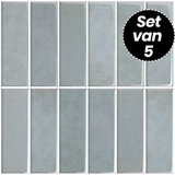 Klebefliesen – Kotor Blue - 30,5 x 30,5 cm - 5er-Set