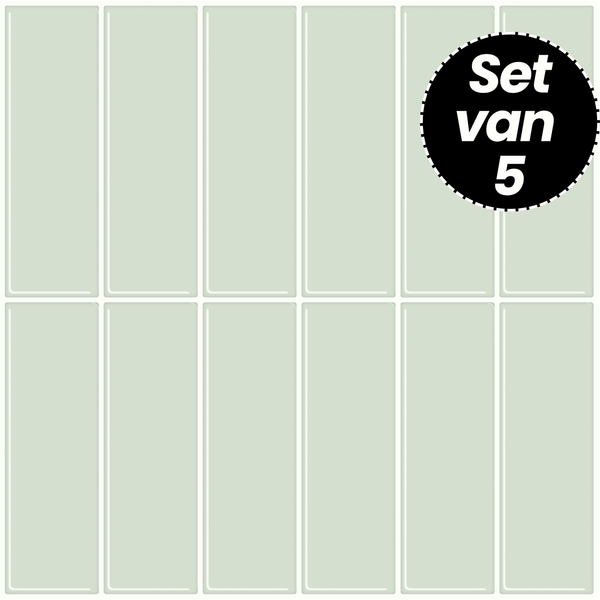 Klebefliesen – Tulum Green - 30,5 x 30,5 cm - 5er-Set