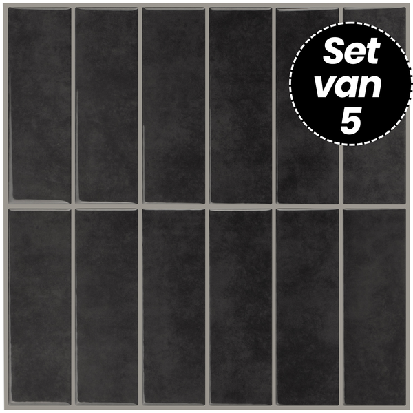 Klebefliesen – Seattle Smoke - 30,5 x 30,5 cm - 5er-Set
