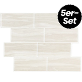 Klebefliesen – Casablanca Beige - 29,4 x 21,2 cm - 5er-Set