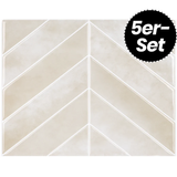Klebefliesen – Sevilla Fischgrät - 29 cm x 22,9 cm - 5er-Set