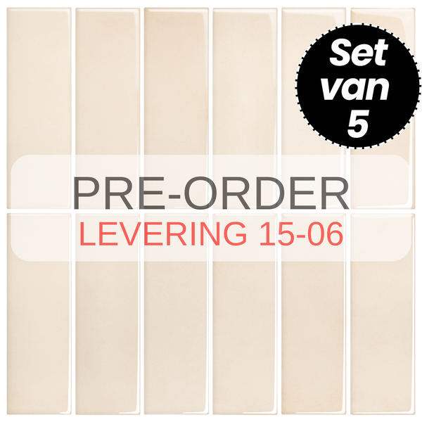 Klebefliesen – Soft Peach - 30,5 x 30,5 cm - 5er-Set