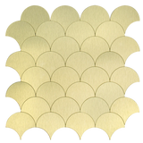 Selbstklebende Fliesen - Shells Gold - 26,6 x 26,6 cm