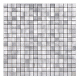 Selbstklebende Fliesen - Squares Silver - 26,5 x 26,5 cm