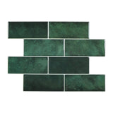 Klebefliesen-Muster -  Olive Green
