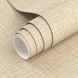 Selbstklebende Tapete - Linnen Beige - 60 cm x 10 m