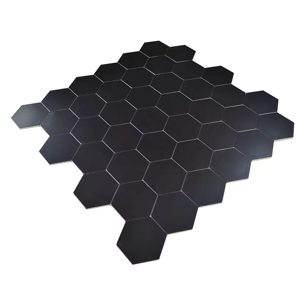 Selbstklebende Fliesen - Hexagon Black -  29,2 x 28,8 cm - Bild 4