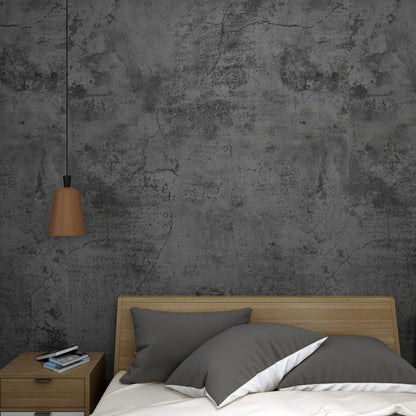 Selbstklebende Tapete - Dark Concrete - 60 cm x 10 m - Bild 3