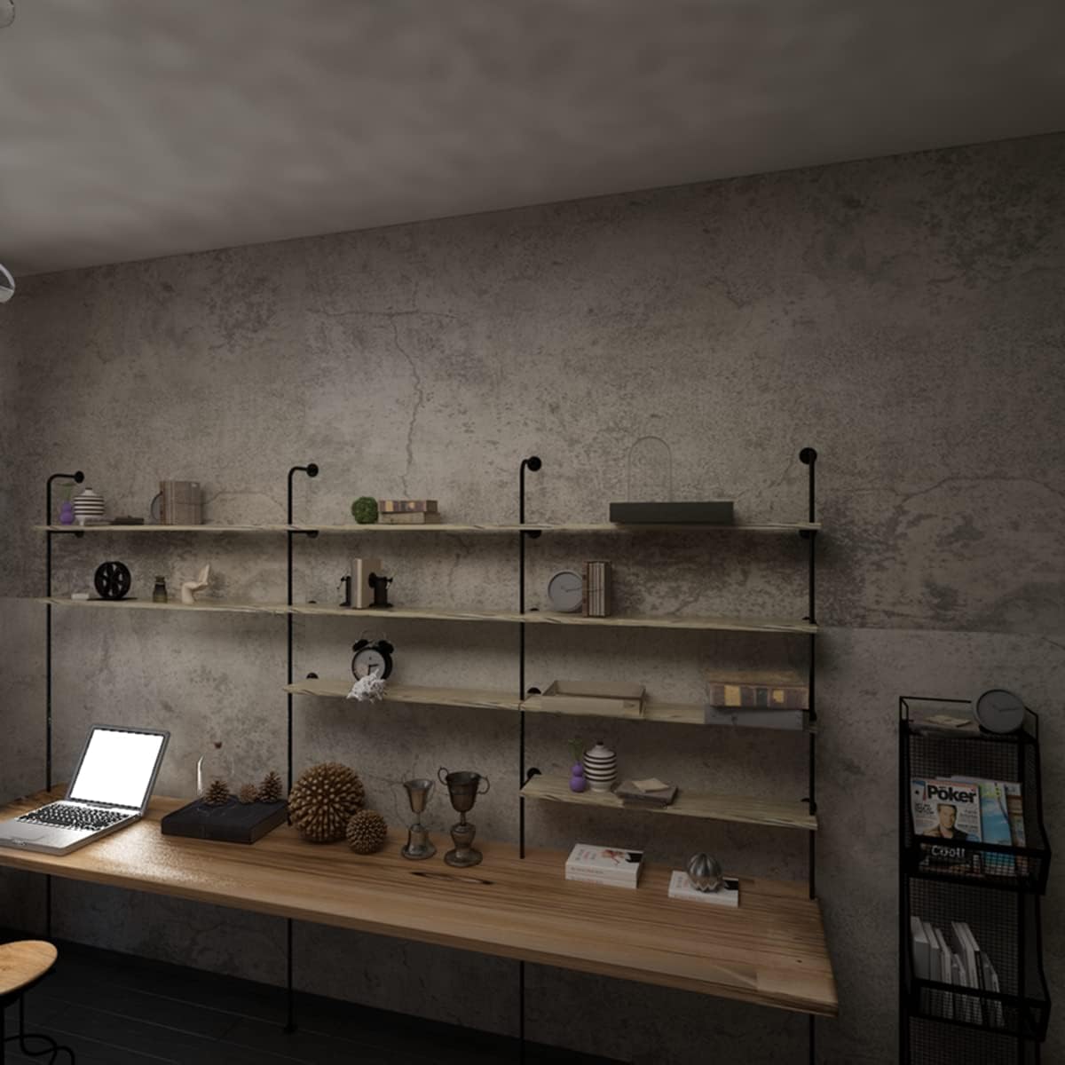 Selbstklebende Tapete - Light Concrete - 60 cm x 10 m - Bild 3