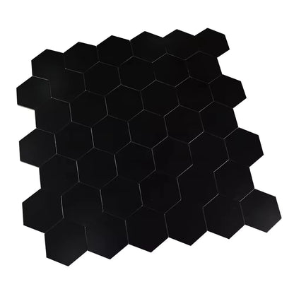 Selbstklebende Fliesen - Hexagon Black -  29,2 x 28,8 cm - Bild 5