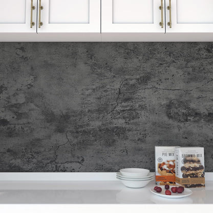 Selbstklebende Tapete - Dark Concrete - 60 cm x 10 m - Bild 4