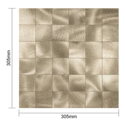 Selbstklebende Fliesen - Brushed Gold-  30,5 x 30,5 cm - Bild 5