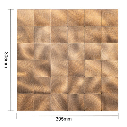 Selbstklebende Fliesen - Brushed Bronze -  30,5 x 30,5 cm - Bild 5