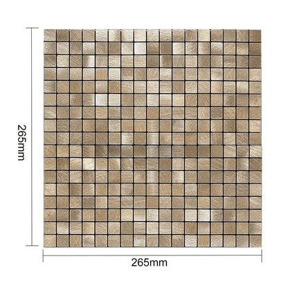 Selbstklebende Fliesen - Squares Bronze -  26,5 x 26,5 cm - Bild 5