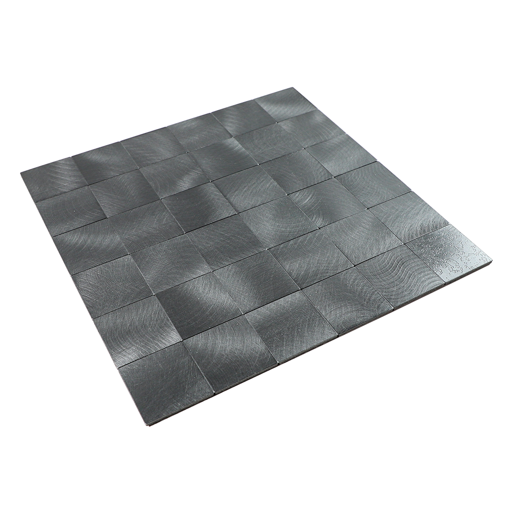Selbstklebende Fliesen - Brushed Black -  30,5 x 30,5 cm - Bild 4