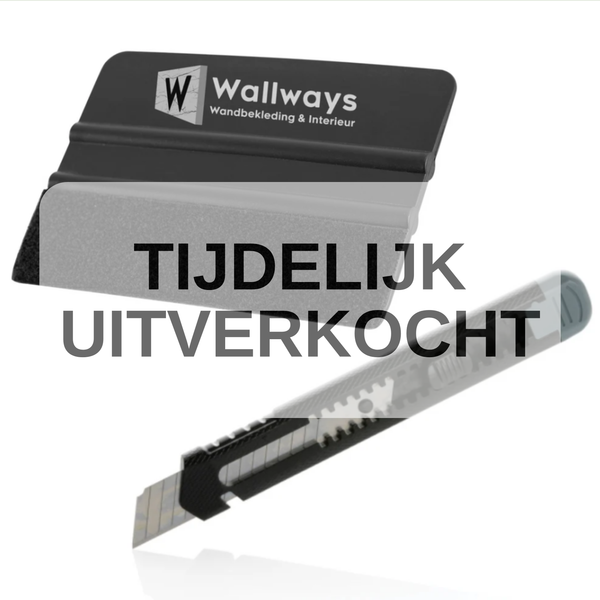 Installationsset - Andrückrakel und Abbrechmesser