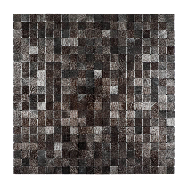 Selbstklebende Fliesen - Squares Brown -  30,5 x 30,5 cm