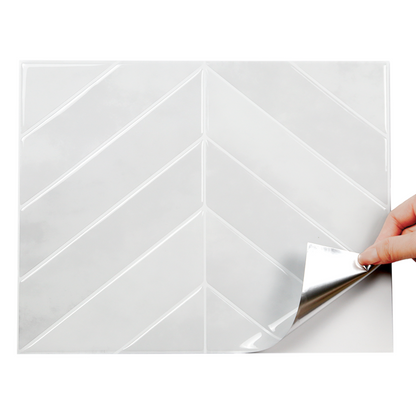 Klebefliesen – Glasgow Visgraat - 29 cm x 22,9 cm - 5er-Set - Bild 6
