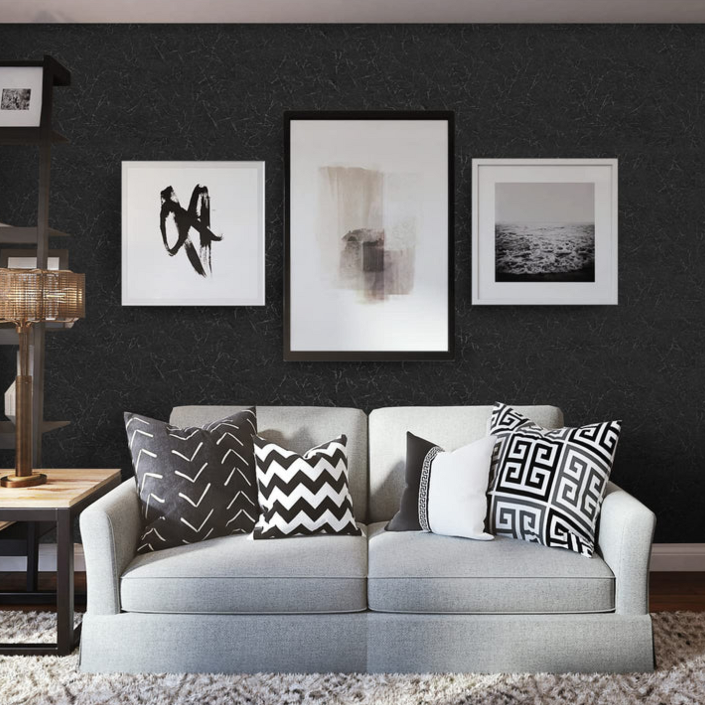 Selbstklebende Tapete - Black Frost - 60 cm x 10 m - Bild 4
