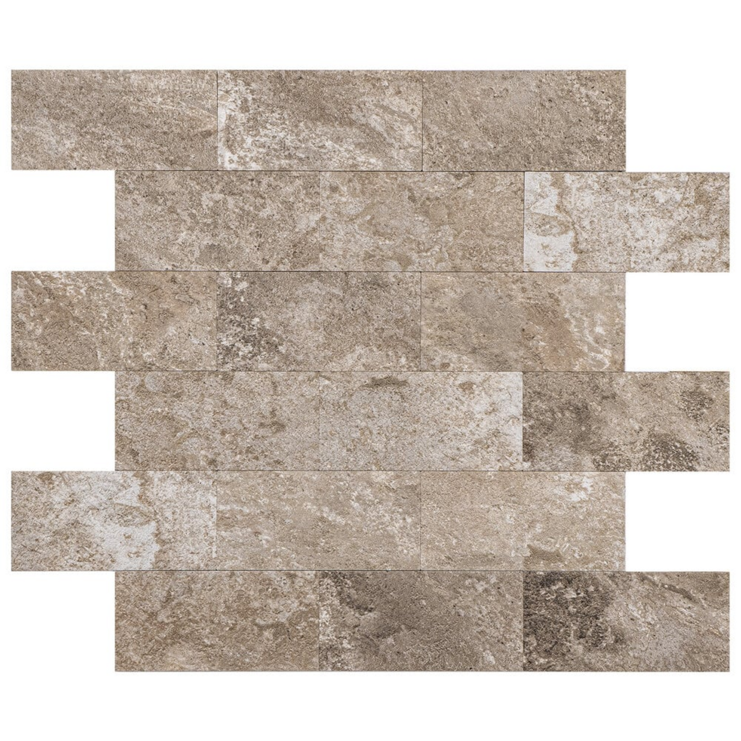 Selbstklebende Fliesen - Bricked Taupe - 29,5 x 28,8 cm