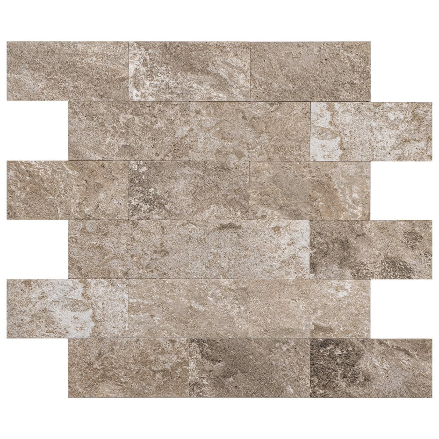 Selbstklebende Fliesen - Bricked Taupe - 29,5 x 28,8 cm