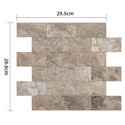 Selbstklebende Fliesen - Bricked Taupe - 29,5 x 28,8 cm - Bild 4