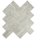 Selbstklebende Fliesen - Visgraat Taupe Stone - 27,2 x 24 cm