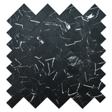 Selbstklebende Fliesen - Visgraat Black Marmer -  28,5 x 28,3 cm