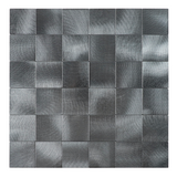 Selbstklebende Fliesen - Brushed Black -  30,5 x 30,5 cm