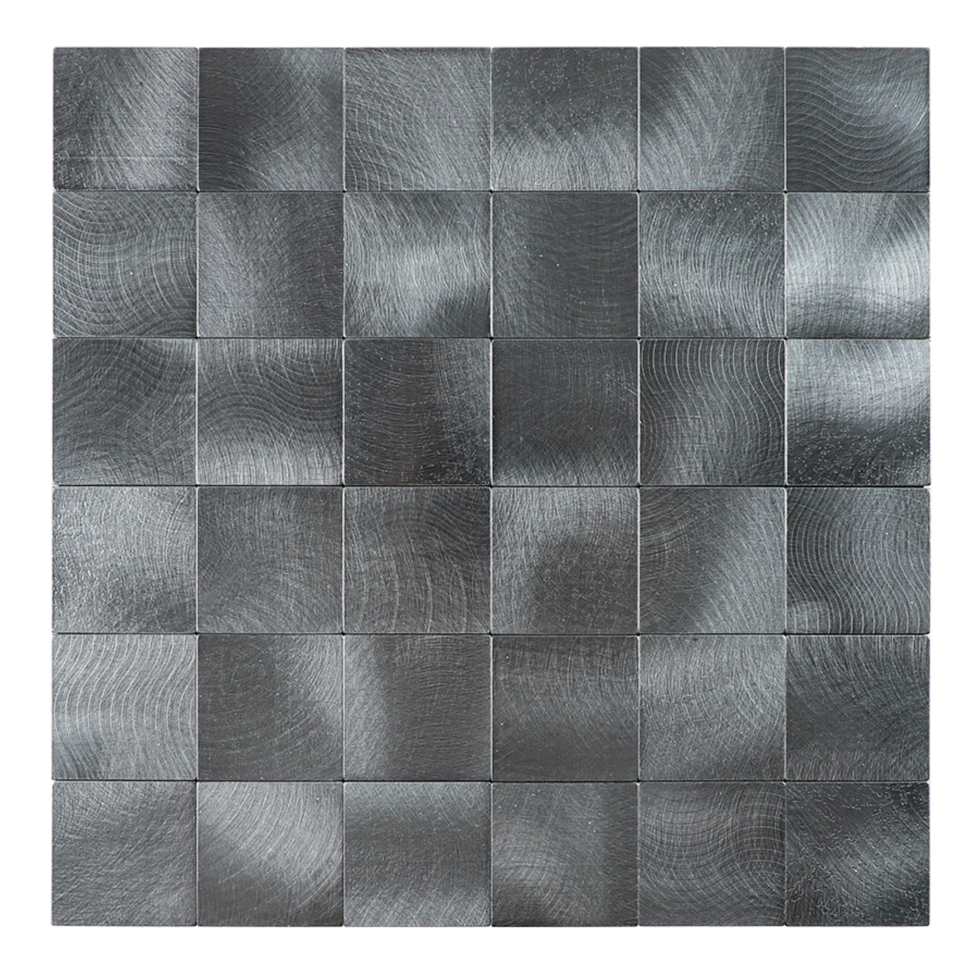 Selbstklebende Fliesen - Brushed Black -  30,5 x 30,5 cm