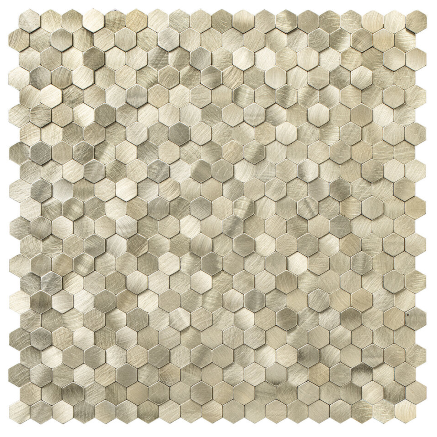 Selbstklebende Fliesen - Hexagon Mini Gold - 30,8 x 29,8 cm