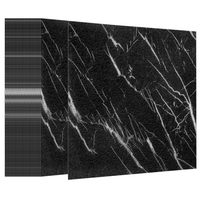 Selbstklebende Bodenfliesen - Calacatta Black - 30,5 x 30,5 cm
