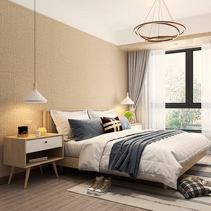 Selbstklebende Tapete - Linnen Brown - 60 cm x 10 m