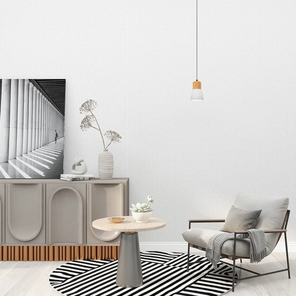 Selbstklebende Tapete - Solid White - 60 cm x 10 m
