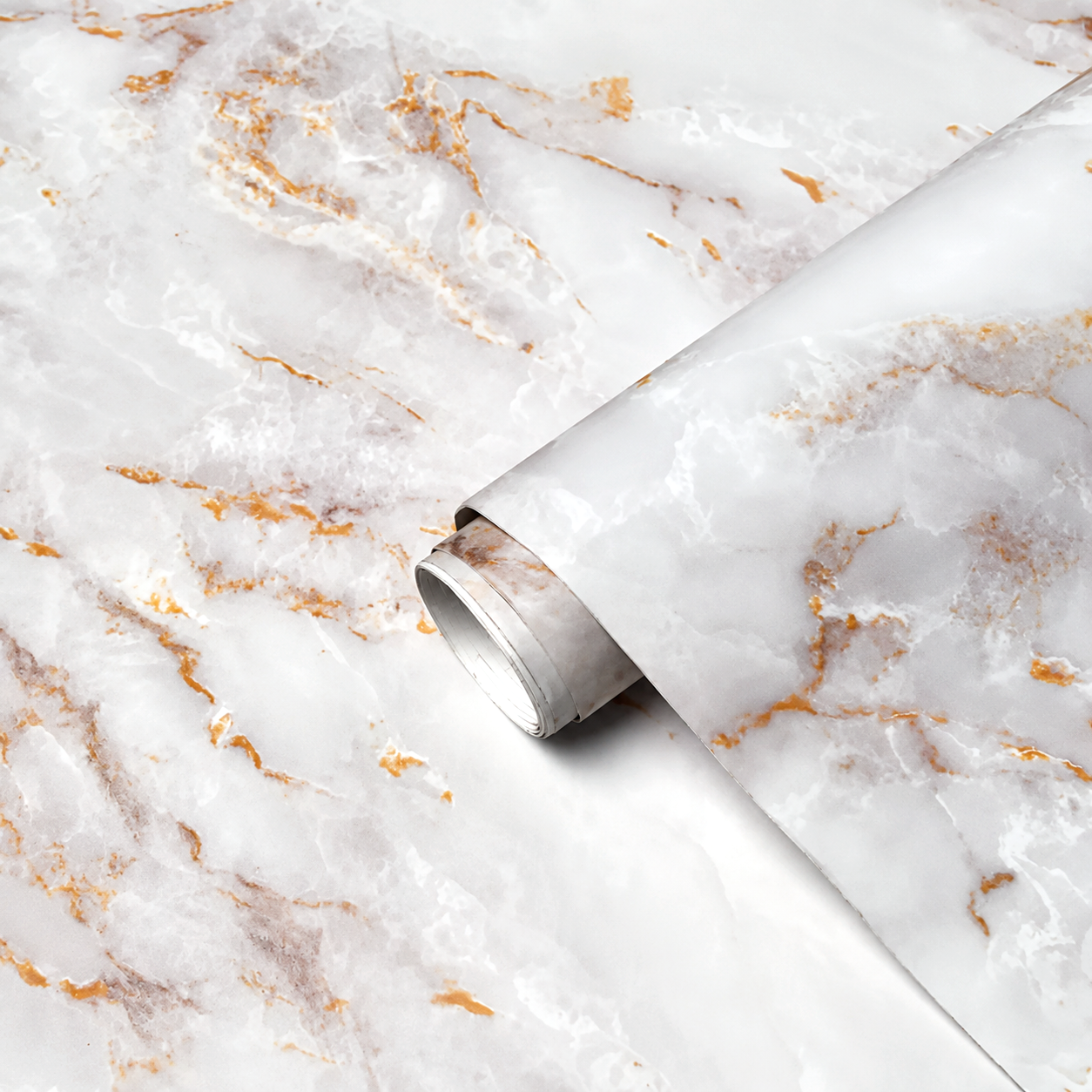 Selbstklebende Tapete - Athen Marmor - 60 cm x 10 m - Matt