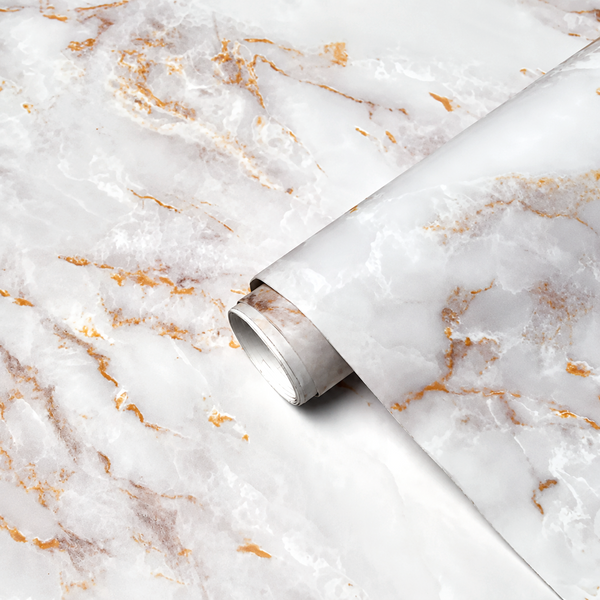 Selbstklebende Tapete - Athen Marmor - 60 cm x 10 m - Matt