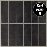 Klebefliesen – Seattle Smoke - 30,5 x 30,5 cm - 5er-Set