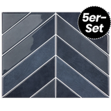 Klebefliesen – Monaco Fischgrät - 29 cm x 22,9 cm - 5er-Set