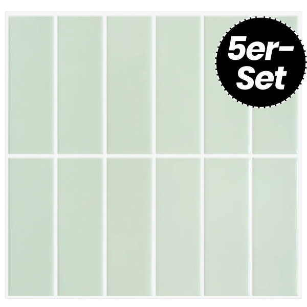 Klebefliesen – Tulum Green - 30,5 x 30,5 cm - 5er-Set