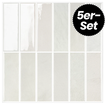 Klebefliesen – Milano Taupe - 30,5 x 30,5 cm - 5er-Set
