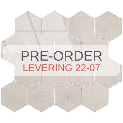 Selbstklebende Fliesen - Hexagon Marble Beige - 29,2 x 25,4 cm