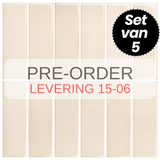 Klebefliesen – Soft Peach - 30,5 x 30,5 cm - 5er-Set