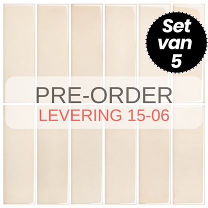 Klebefliesen – Soft Peach - 30,5 x 30,5 cm - 5er-Set