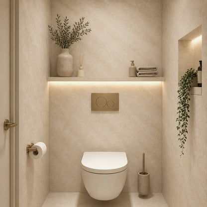 Selbstklebende Tapete - Oxide Beige - 60 cm x 10 m - Matt