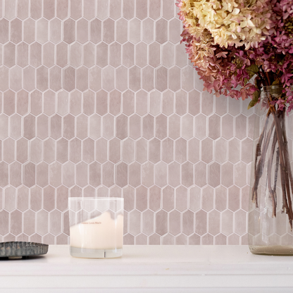 Klebefliesen – Marrakesh Blush - 30,5 x 30,5 cm - 5er-Set