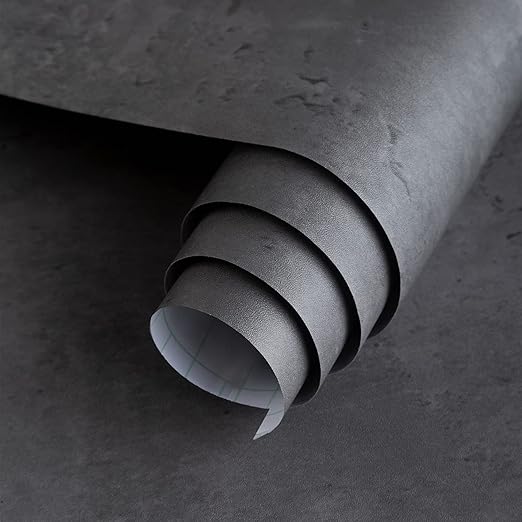 Selbstklebende Tapete - Dark Cement - 60 cm x 10 m