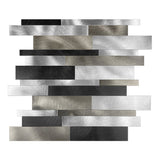 Selbstklebende Fliesen - Rectangle Silver - 30,3 x 29,8 cm