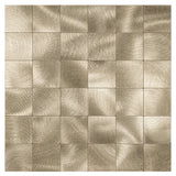 Selbstklebende Fliesen - Brushed Gold-  30,5 x 30,5 cm